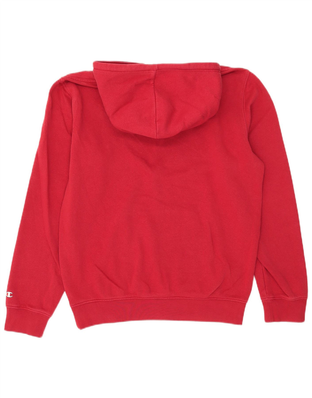 Męski sweter z kapturem Champion Graphic, średni czerwony, bawełniany