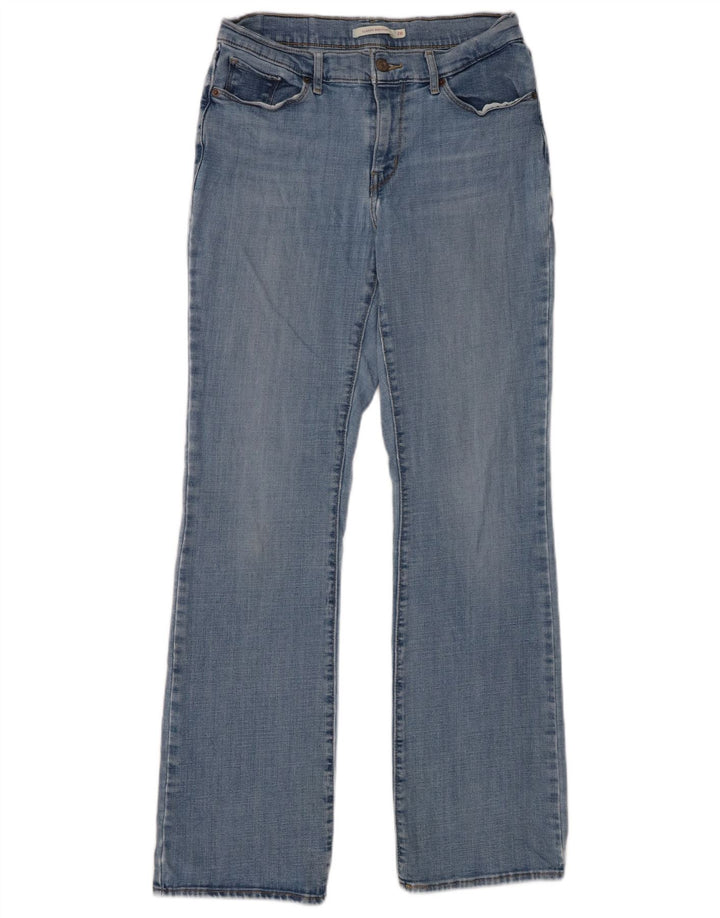 Damskie klasyczne jeansy Bootcut Levi's W28 L32 Niebieska bawełna
