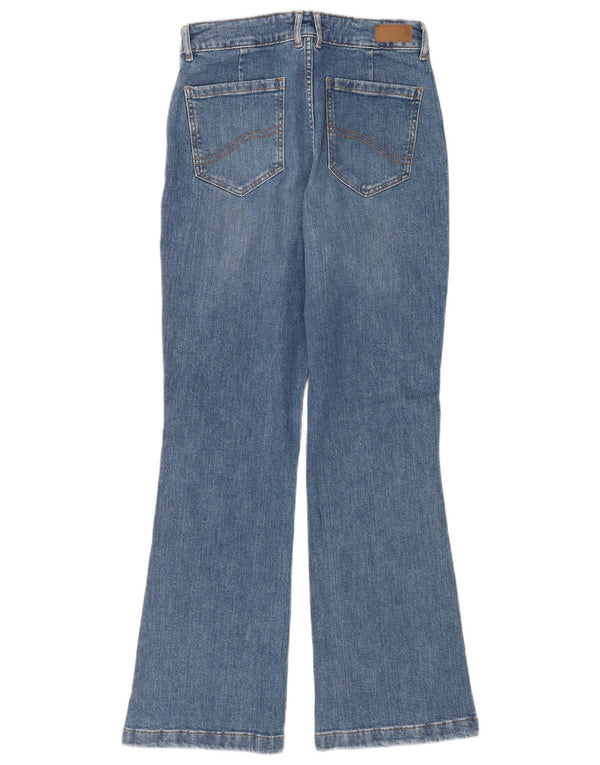 Damskie jeansy Fat Face Fly Flared UK 12 Medium W30 L31 Niebieskie bawełniane