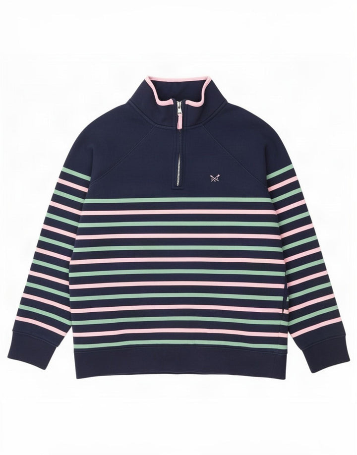 Crew Clothing Damski sweter oversize UK 8, mały, granatowy