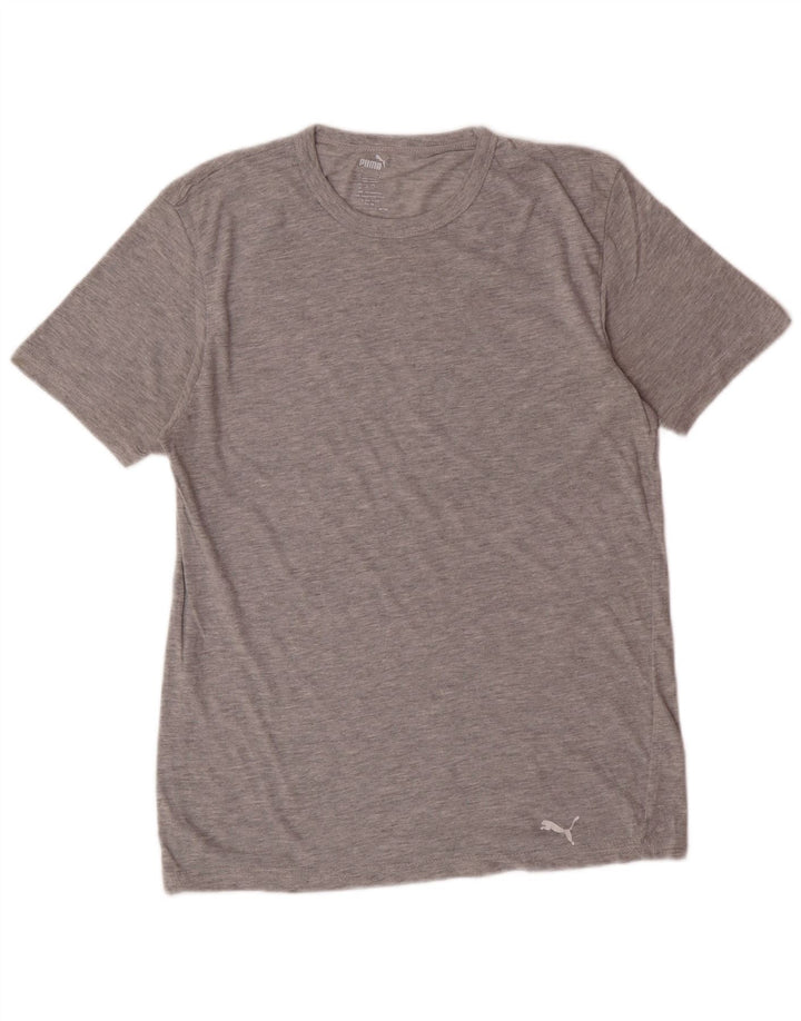 T-shirt damski PUMA Top UK 14, duży, szary, bawełniany