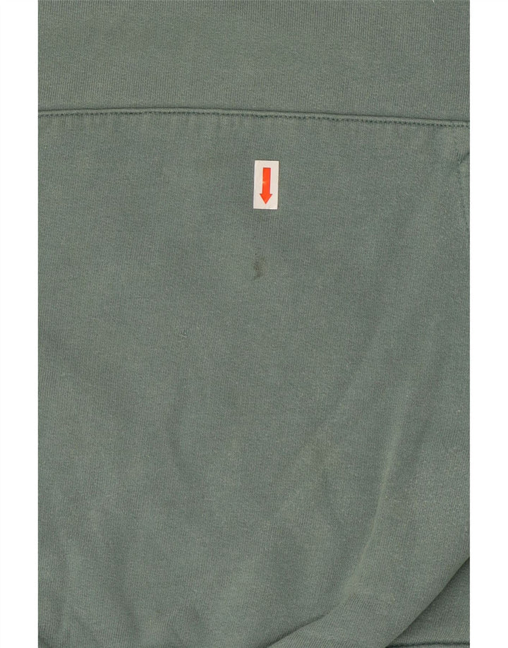 Męski sweter z kapturem i grafiką DIESEL 2XL, zielony, bawełniany