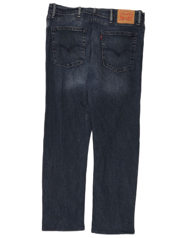 Męskie jeansy Levi's 513 Slim Straight W40 L28 Niebieskie bawełniane