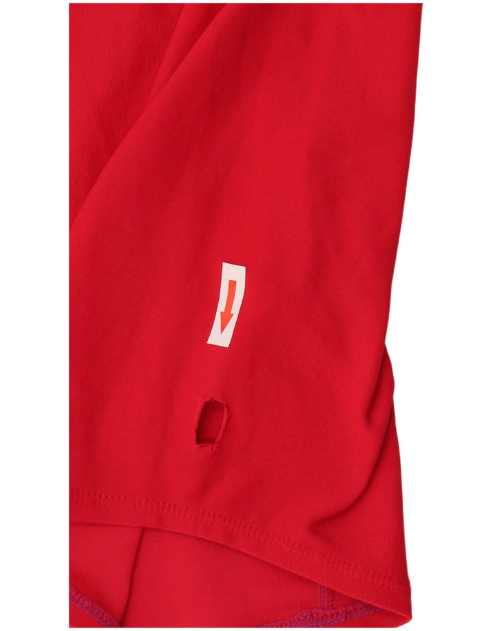 T-shirt męski Nike Top UK 39/41, poliester w kolorze średniej czerwieni