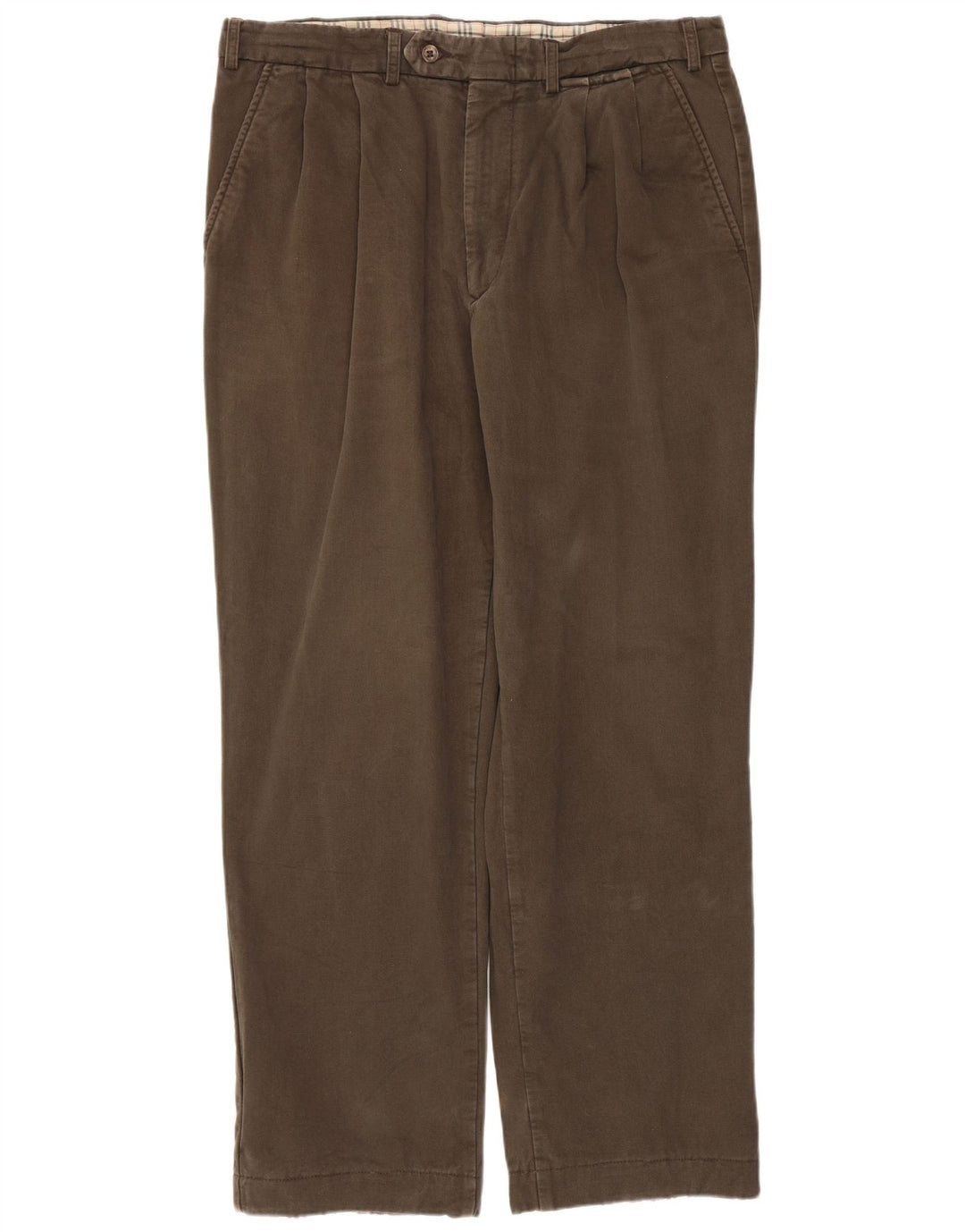 Męskie spodnie chino Burberry IT 50 Medium W32 L29 Brązowa bawełna