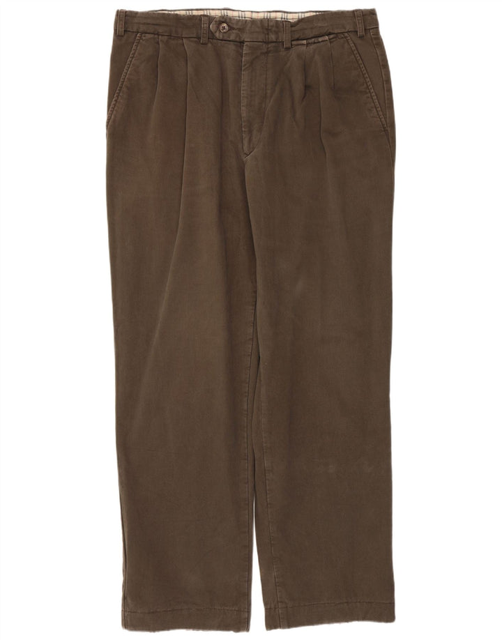 Męskie spodnie chino Burberry IT 50 Medium W32 L29 Brązowa bawełna