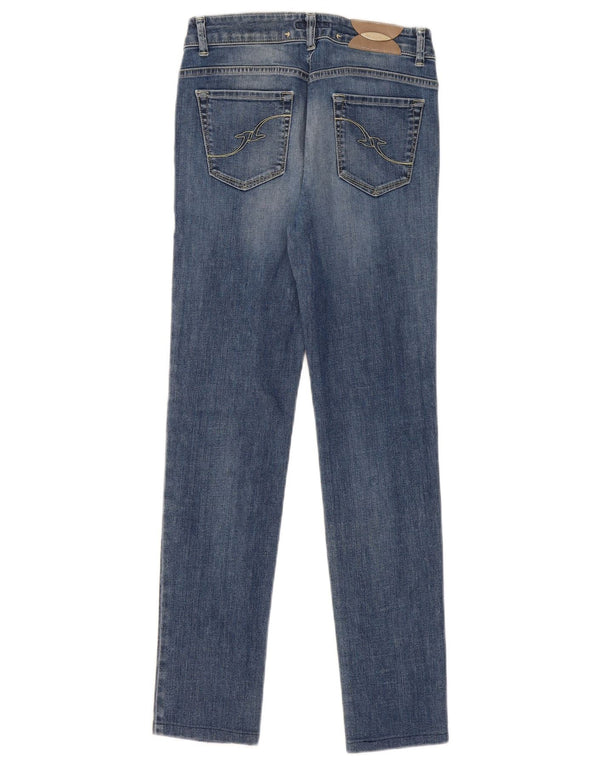 Damskie jeansy skinny TRUSSARDI W28 L29 niebieskie