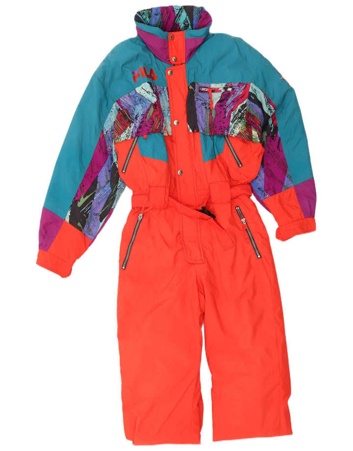 Męski kombinezon narciarski Fila IT 48, poliamid w kolorze średniej czerwieni