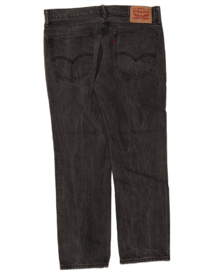 Męskie jeansy Levi's 511 Slim W36 L28 Szara bawełna