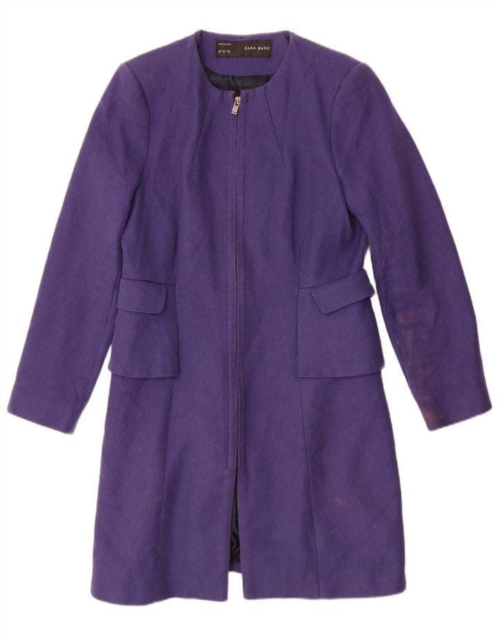 Płaszcz damski Zara UK 18 XL fioletowy