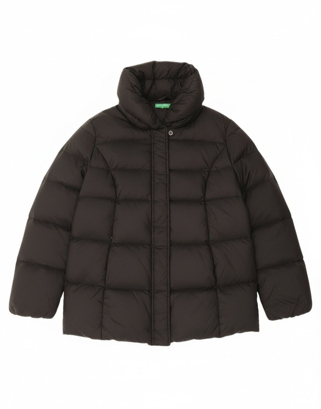 Damska kurtka oversize Benetton UK 6 XS, czarna, poliamidowa