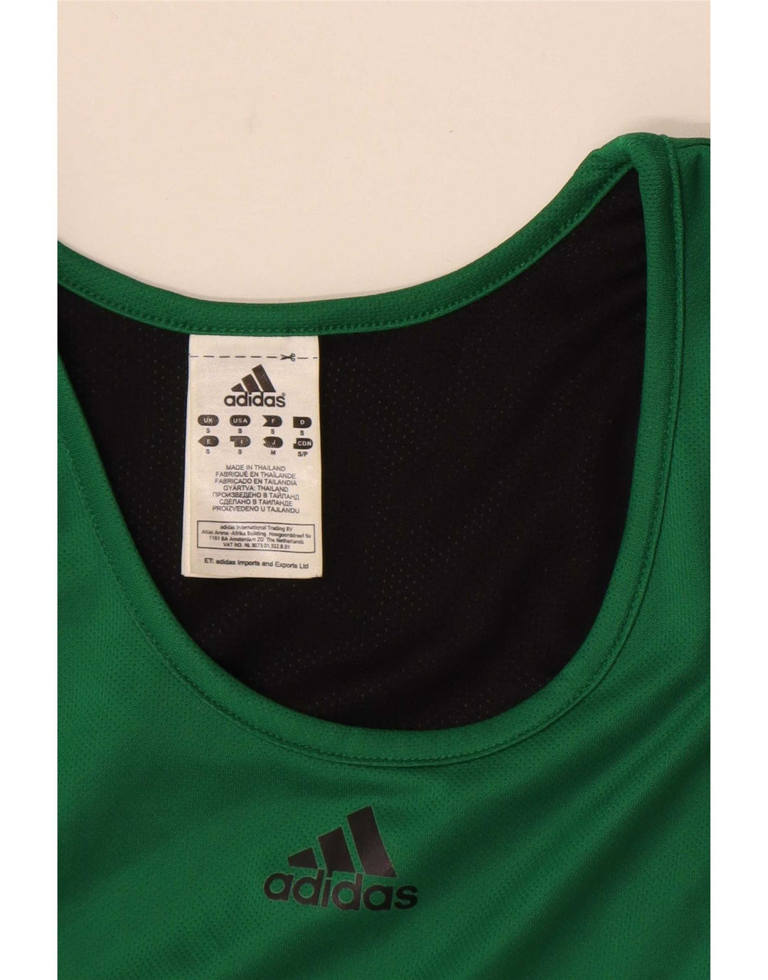 Adidas Męska Kamizelka Top Mała Zielona Poliester