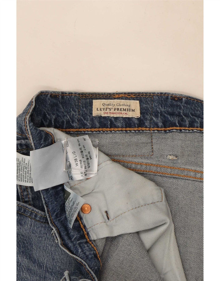 Męskie spodenki jeansowe Levi's W38 XL, niebieskie, bawełniane