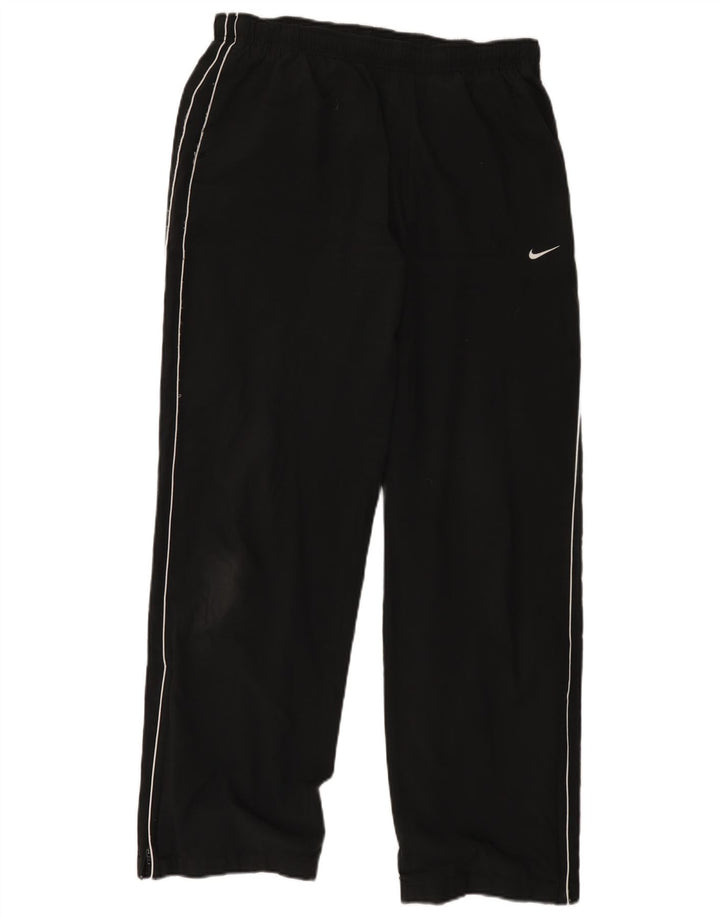 Męskie spodnie dresowe Nike UK 34/36, duże, czarne, poliestrowe