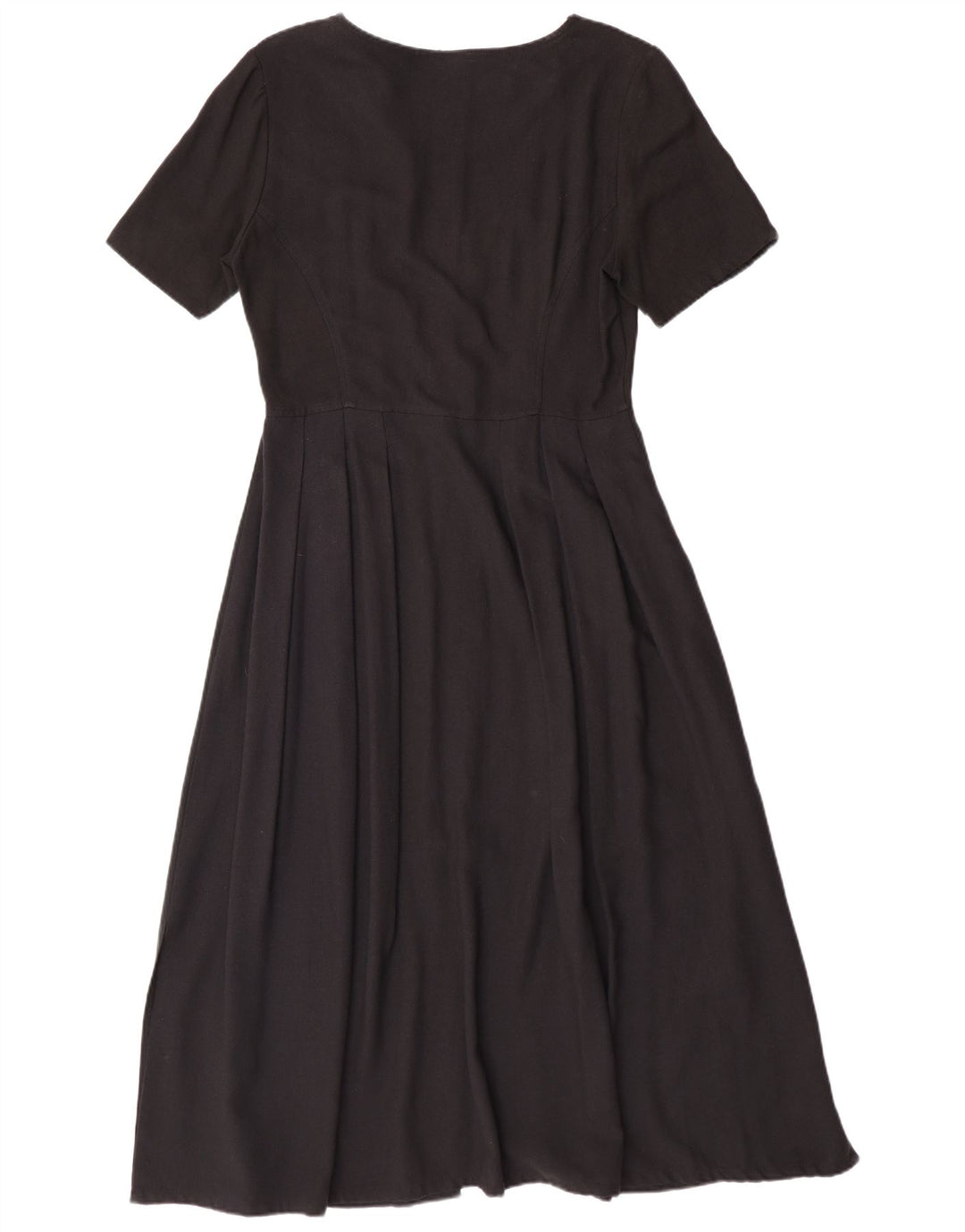 TREND Damska Sukienka Maxi UK 10 Small Czarna Wiskoza