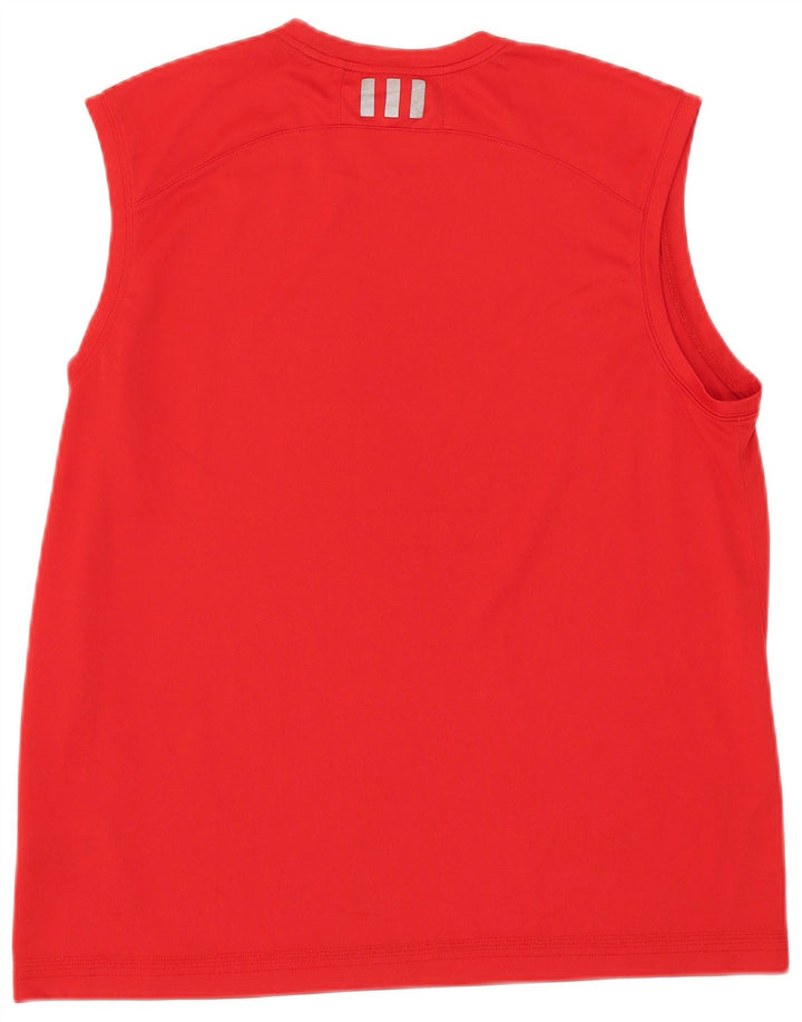 Damska kamizelka Adidas Climalite Top UK 18 XL Czerwony Poliester