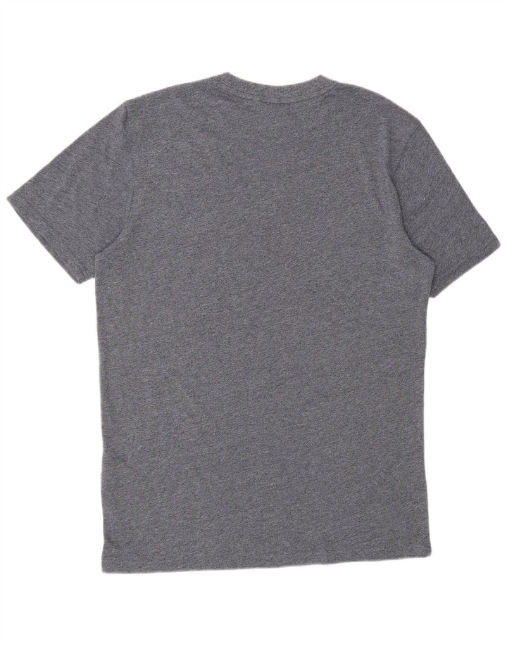 SUPERDRY Mens Graphic T-Shirt Top Small Navy Blue Cotton