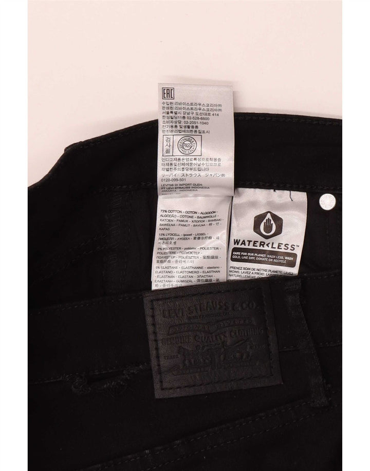 Damskie jeansy Jegging Levi's W32 L32 Czarna bawełna