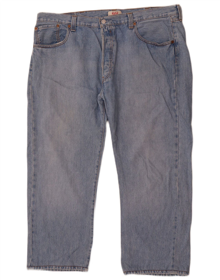 Męskie jeansy Levi's 501 Straight W40 L26 Niebieskie bawełniane