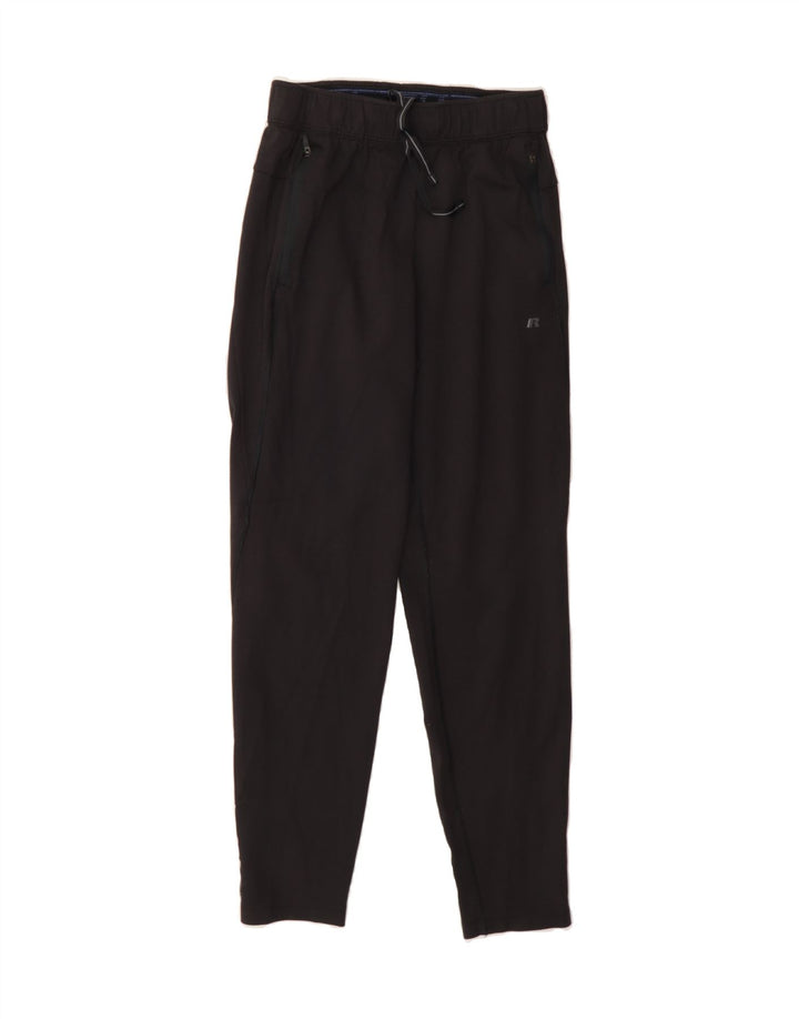 RUSSELL ATHLETIC Mens Tracksuit Trousers Small  Black Vintage Russell Athletic and Second-Hand Russell Athletic from Messina Hembry 