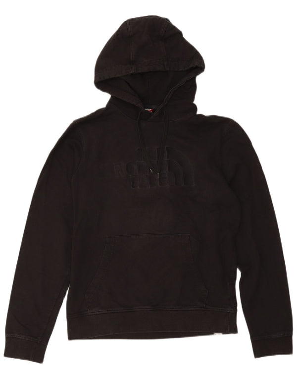 Męski sweter z kapturem The North Face z grafiką, mały, czarny, bawełniany
