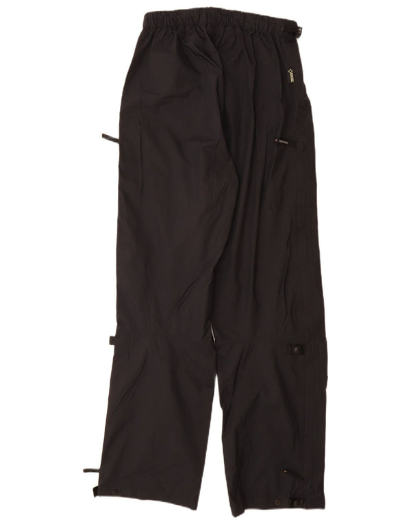 BERGHAUS Womens Windbreaker Trousers UK 10 Small Black Check
