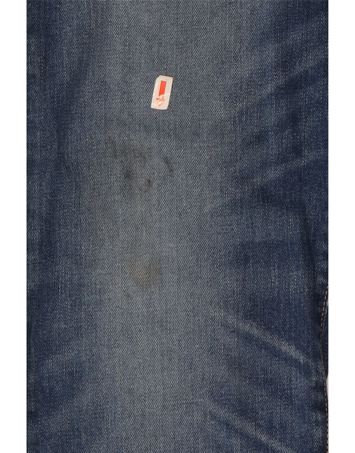 Męskie jeansy Levi's 508 Regular zwężane W33 L32 Niebieska bawełna