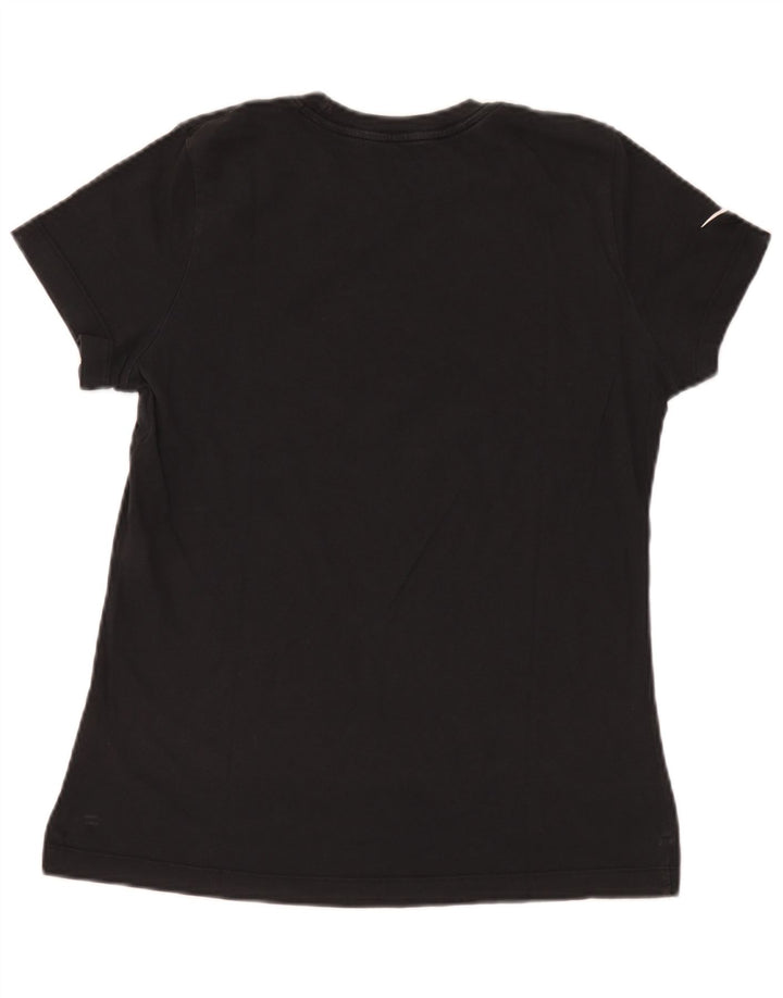 T-shirt męski Nike, średni czarny, bawełniany
