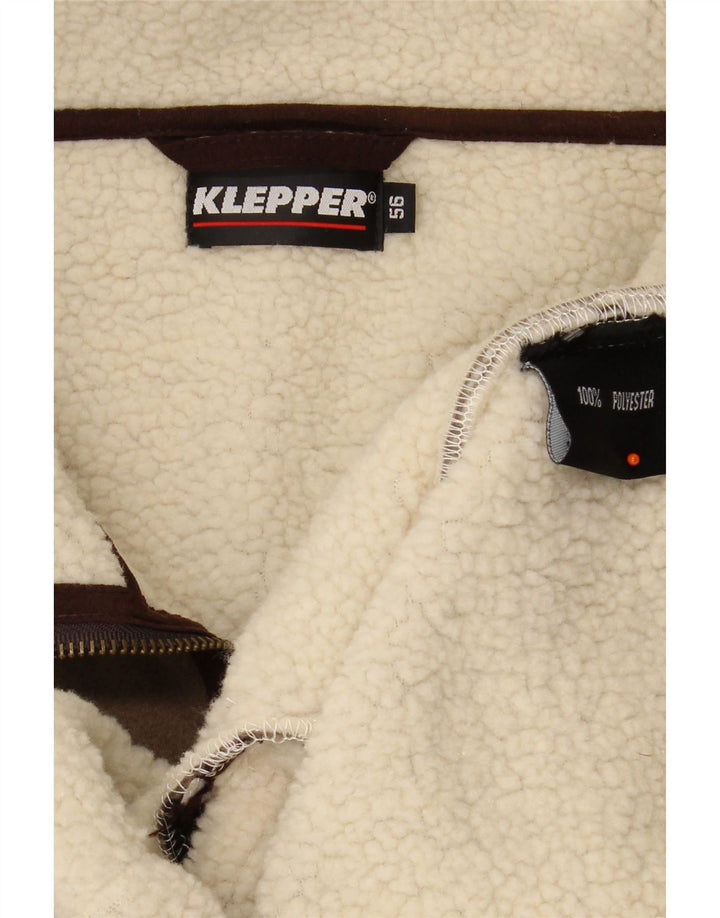 KLEPPER Męska kurtka polarowa Sherpa IT 56 3XL Khaki Poliester