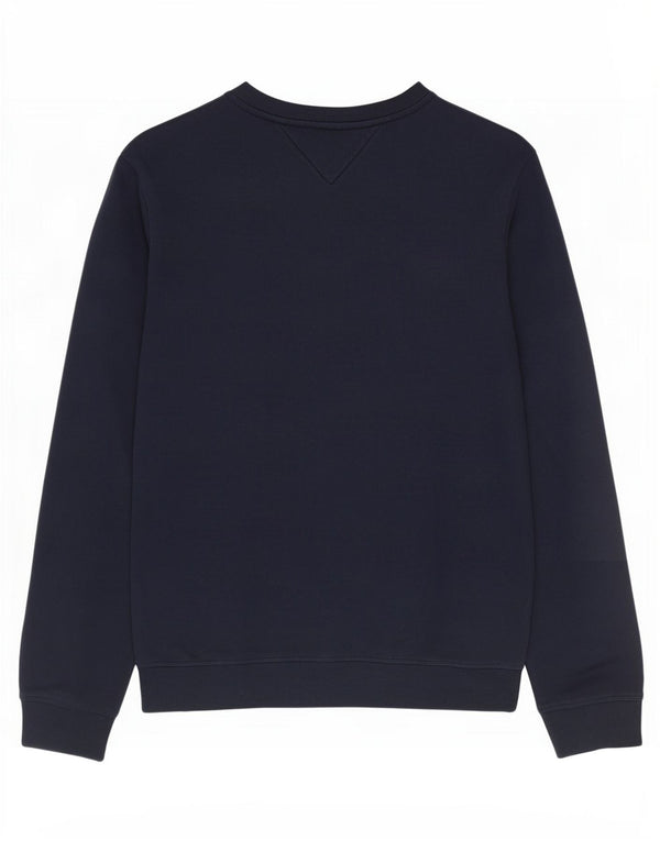 Męska bluza z grafiką Tommy Hilfiger, duża, granatowa, bawełniana