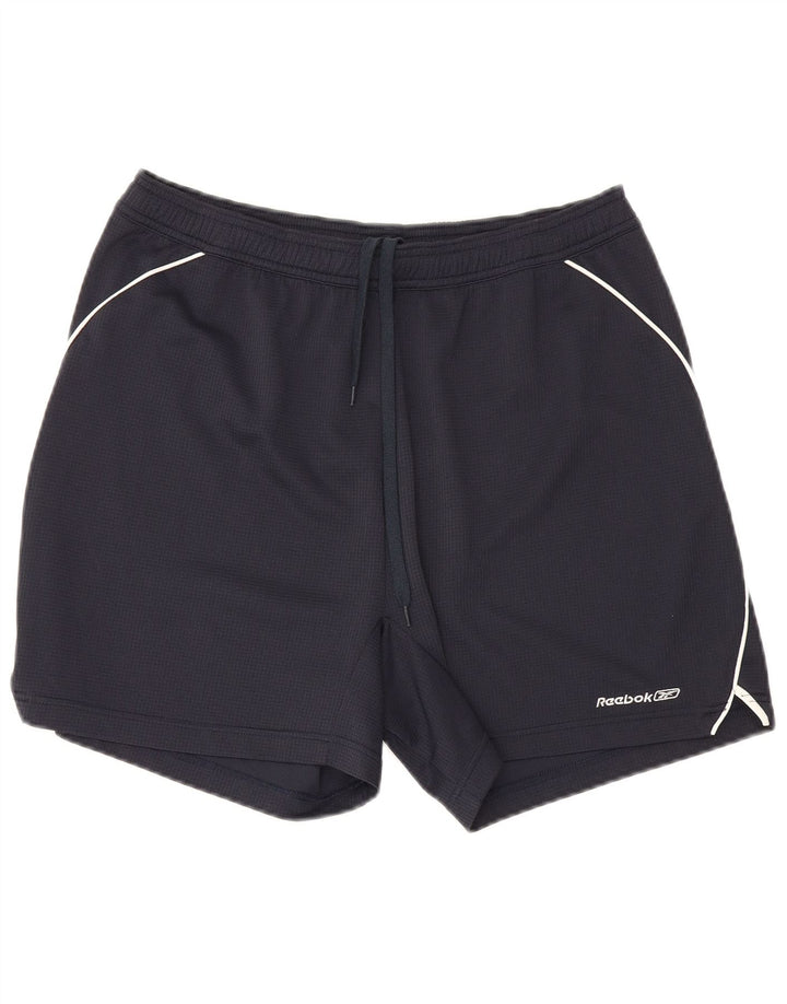 Męskie spodenki sportowe Reebok, średni granat, poliester