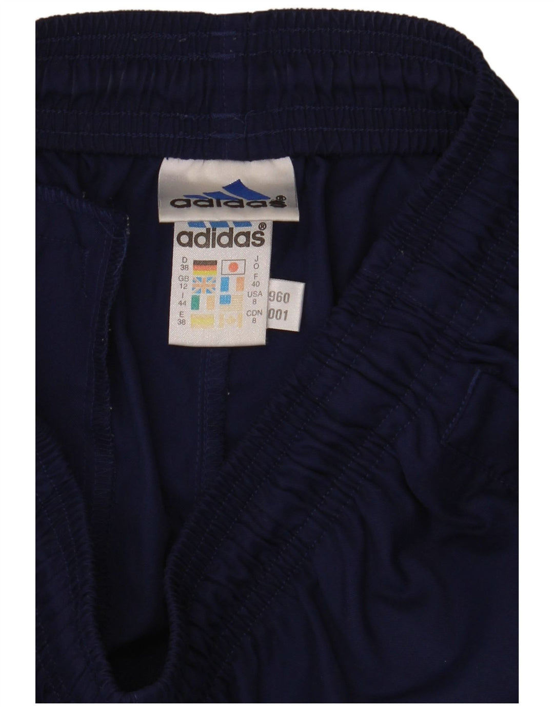 Damskie spodenki sportowe Adidas UK 12 Średni granatowy poliester