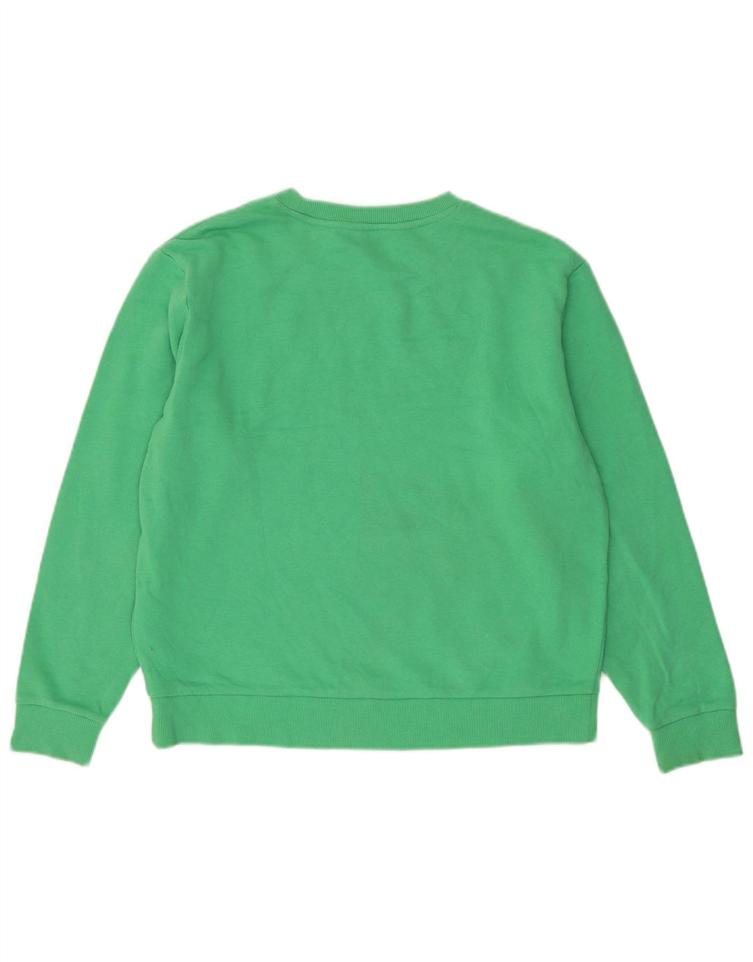 Marks & Spencer Damski sweter oversize UK 10, mały, zielony, bawełniany