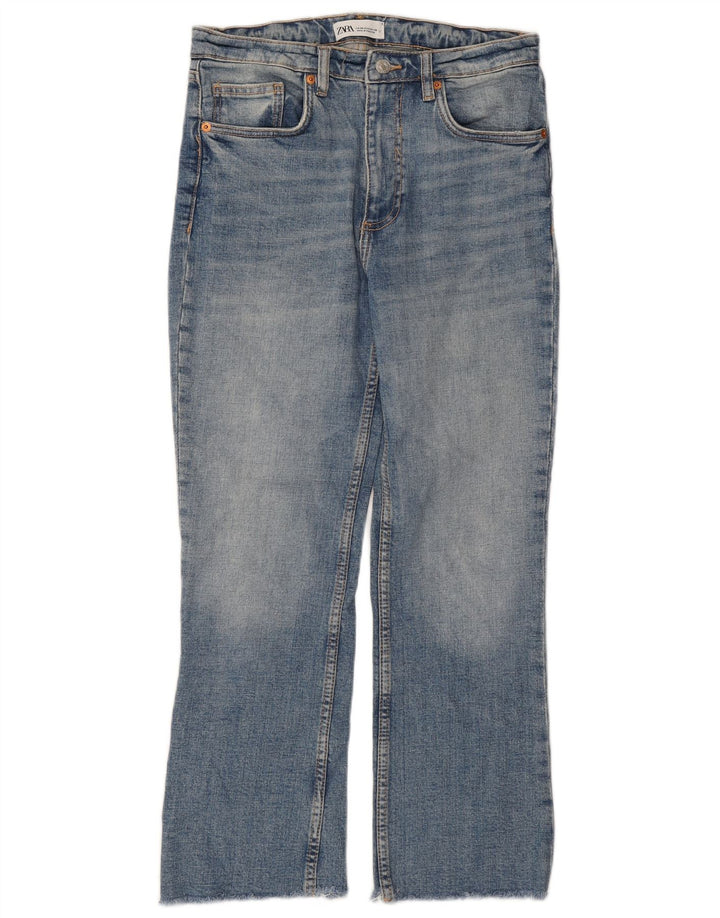Damskie proste dżinsy Zara EU 38 Small W28 L25 Niebieskie