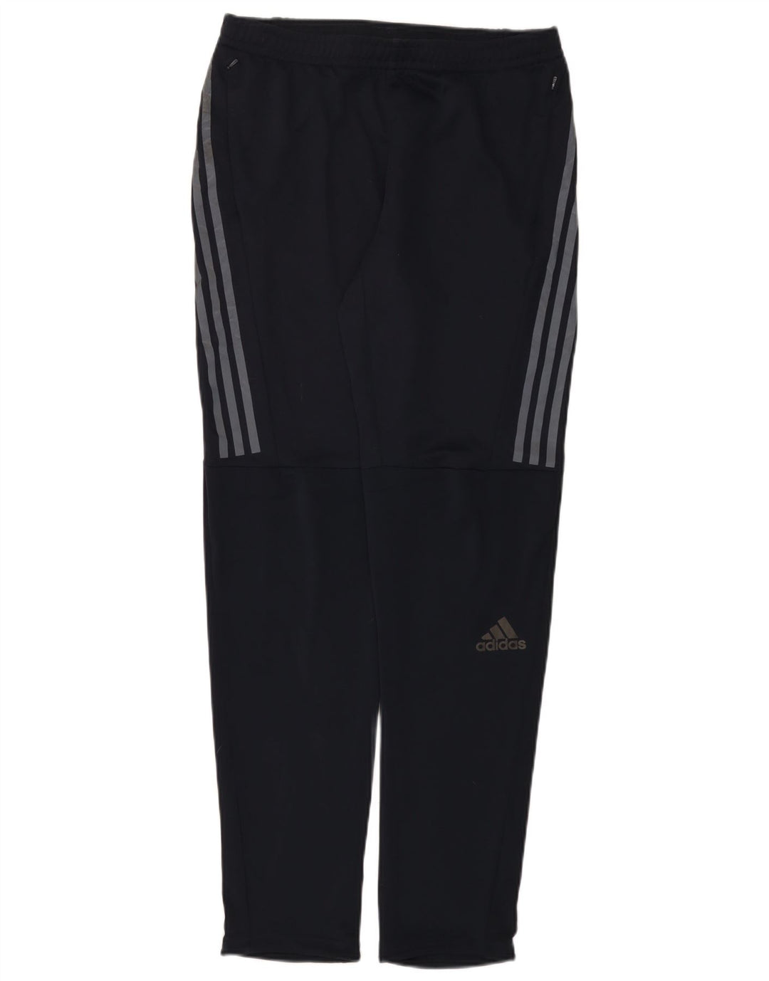 Męskie spodnie dresowe Adidas do biegania, średni granatowy poliester