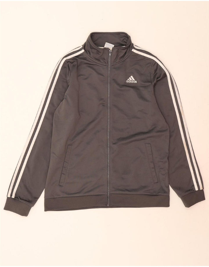 ADIDAS Boys Tracksuit Top Jacket 15-16 Years XL Grey Polyester Vintage Adidas and Second-Hand Adidas from Messina Hembry 