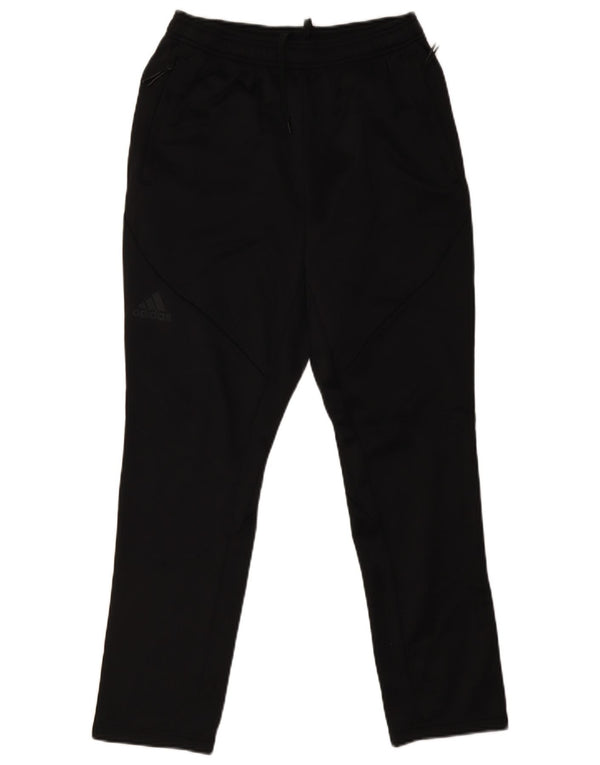 Męskie spodnie dresowe Adidas Climawarm, duże, czarne, poliestrowe