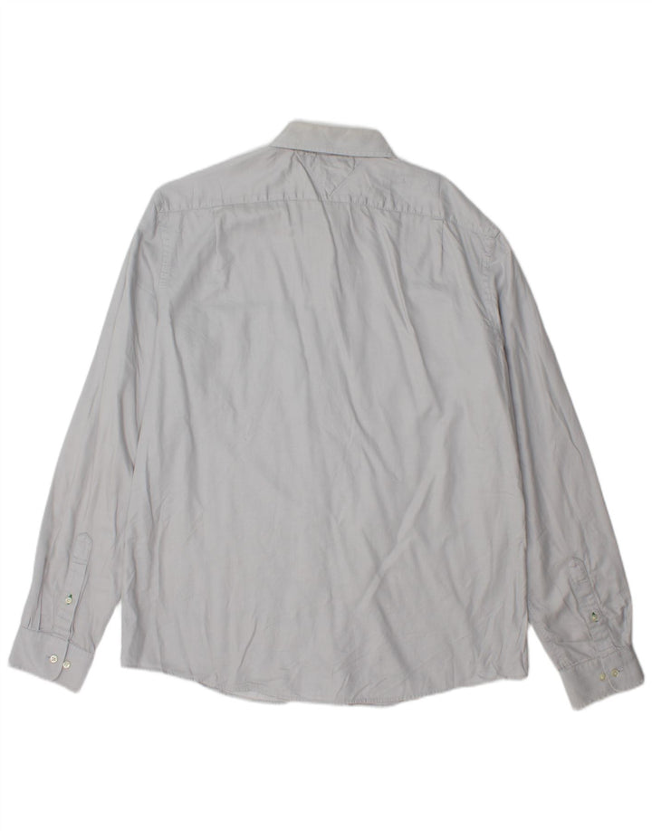 Koszula męska Tommy Hilfiger o dopasowanym kroju, rozmiar 17 XL, szara
