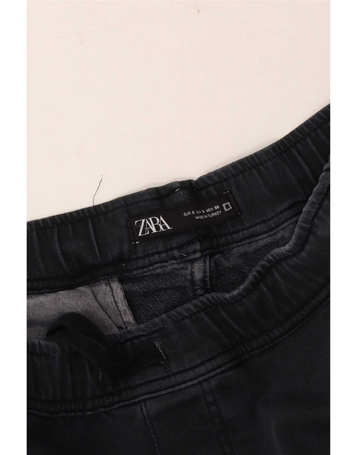 Spodnie męskie Zara Joggers Cargo Small W30 L28 Granatowe