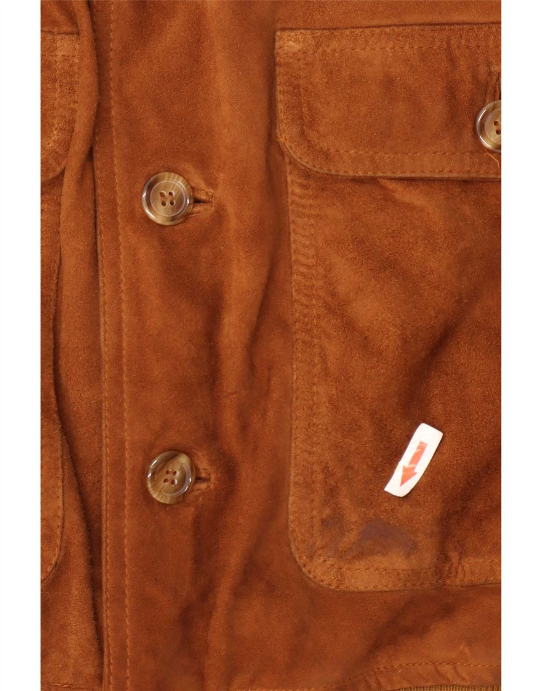 Vintage męska zamszowa kurtka bomber IT 48 średni beż