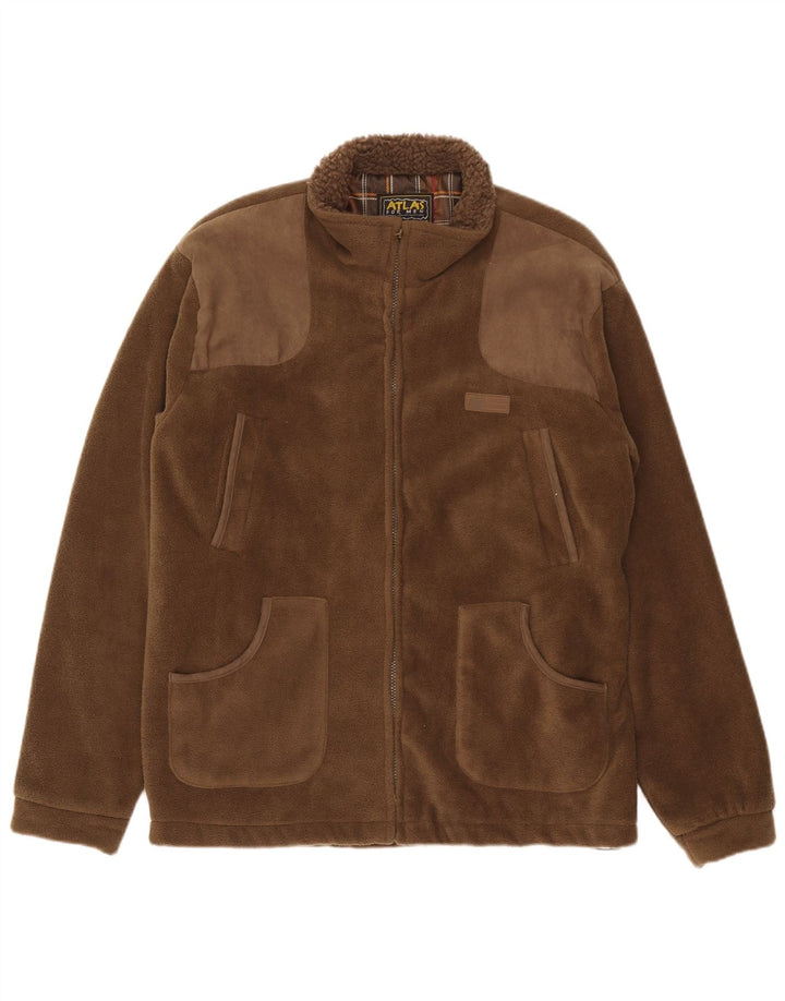 Atlas For Men Męska kurtka polarowa XL Khaki Poliester