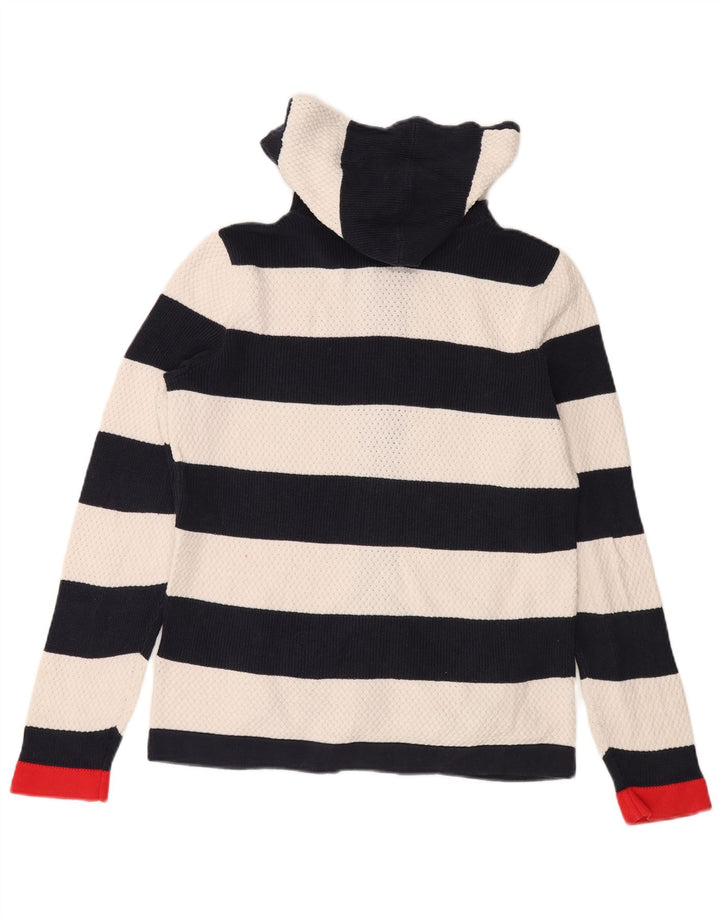 Sweter damski TOMMY HILFIGER UK 16, duży, granatowy w paski