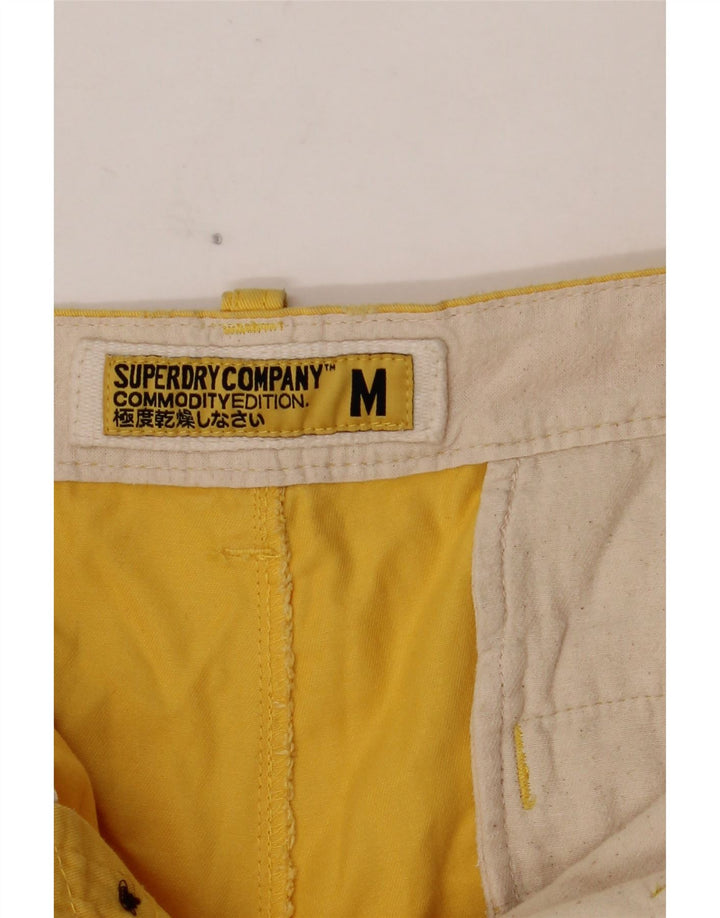 Męskie spodenki Chino SUPERDRY, średnie W32, żółta bawełna
