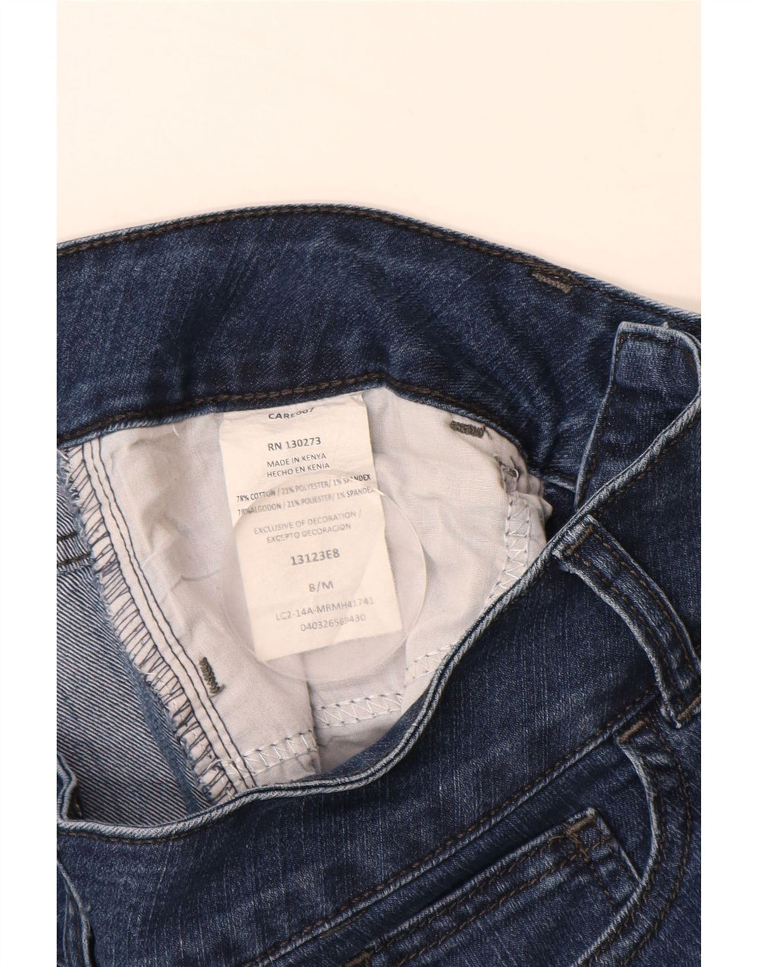 LEE Damskie dżinsy Riders o luźnym kroju Capri US 8 Medium W28 L18 Niebieska bawełna