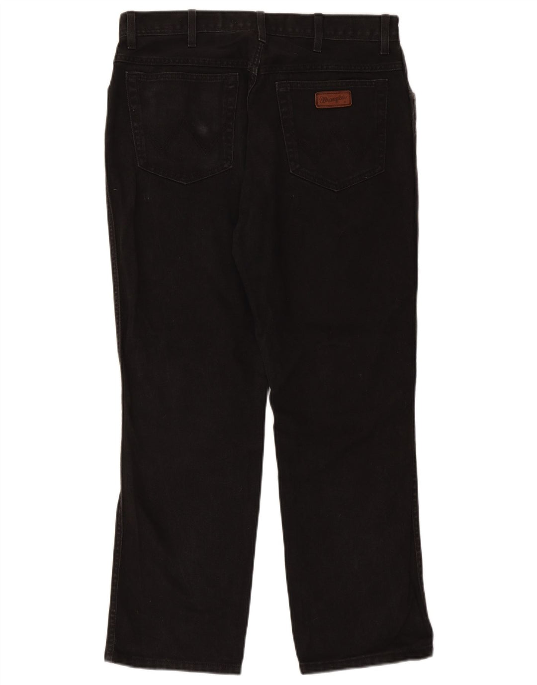 Męskie jeansy Wrangler o prostym kroju W36 L30, czarne, bawełniane