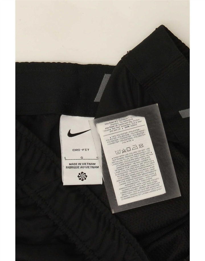 Męskie spodenki sportowe Nike Dri Fit, duże, czarne, poliestrowe