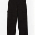 Spodnie damskie Zara Straight Cargo, średnie W28 L32, czarne