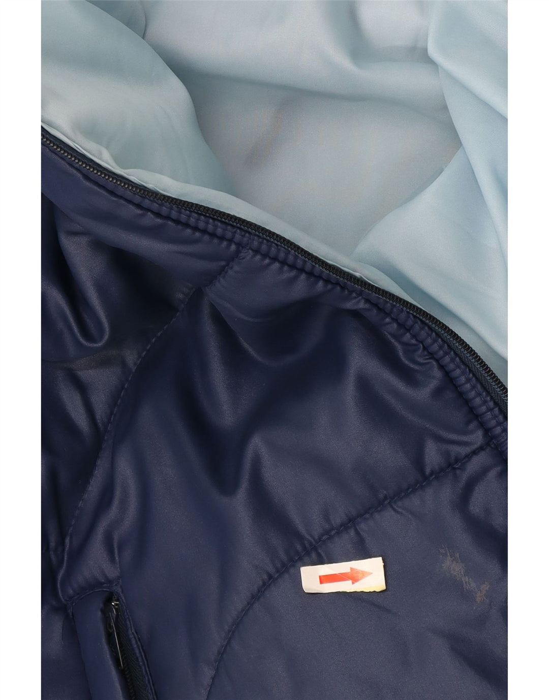 Vintage męska ocieplana kurtka IT 54 2XL granatowa, poliamidowa