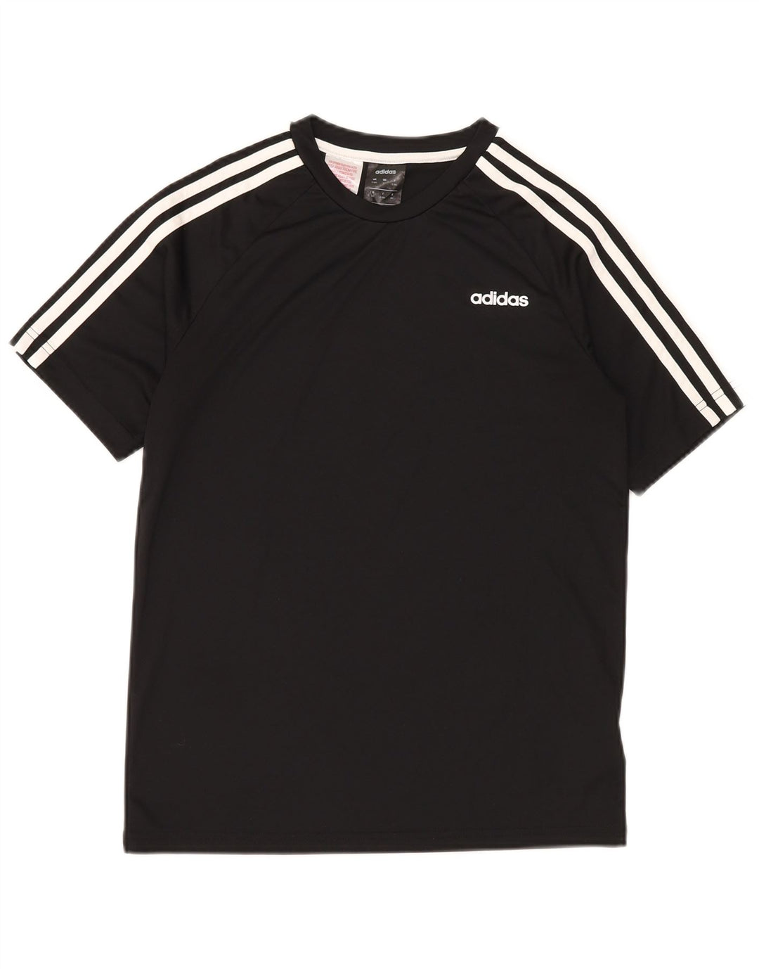 Chłopięca koszulka T-shirt ADIDAS Climalite 13-14 lat, czarny poliester