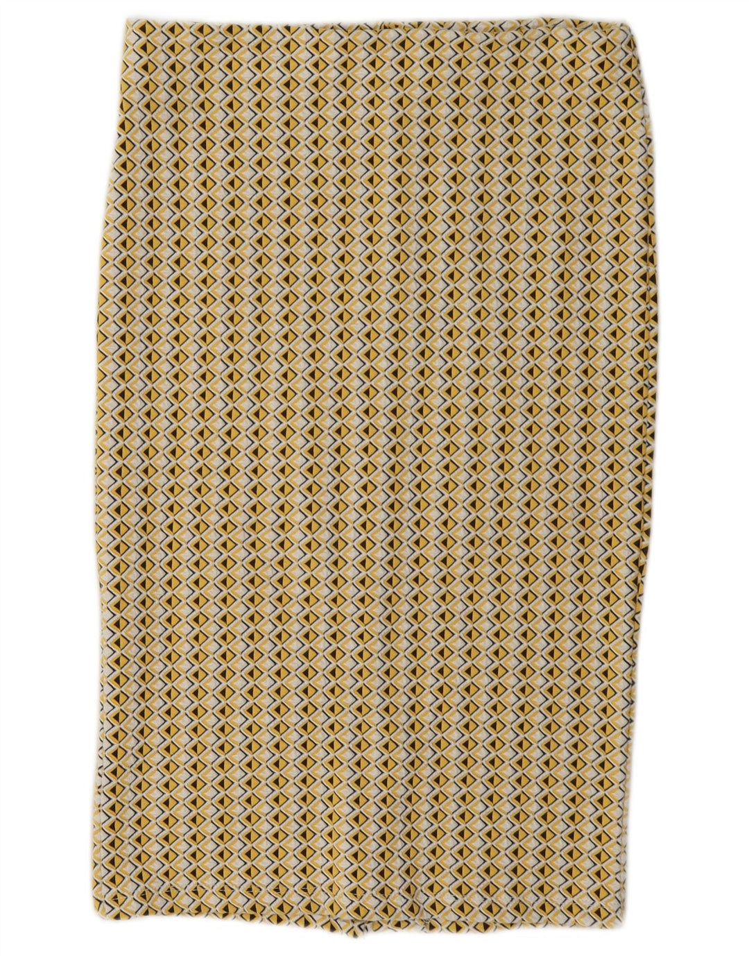 Spódnica midi damska Zara Medium W28 Żółta geometryczna